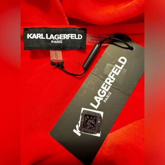 Karl Lagerfeld Embellished Cowl Neck Tank - Picture 6 of 8